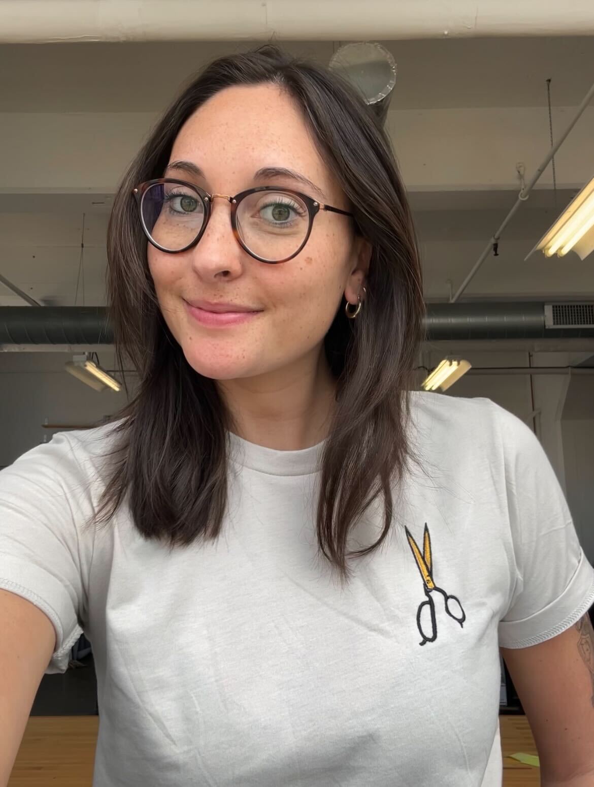 Scissors Offwhite Lightweight Tee